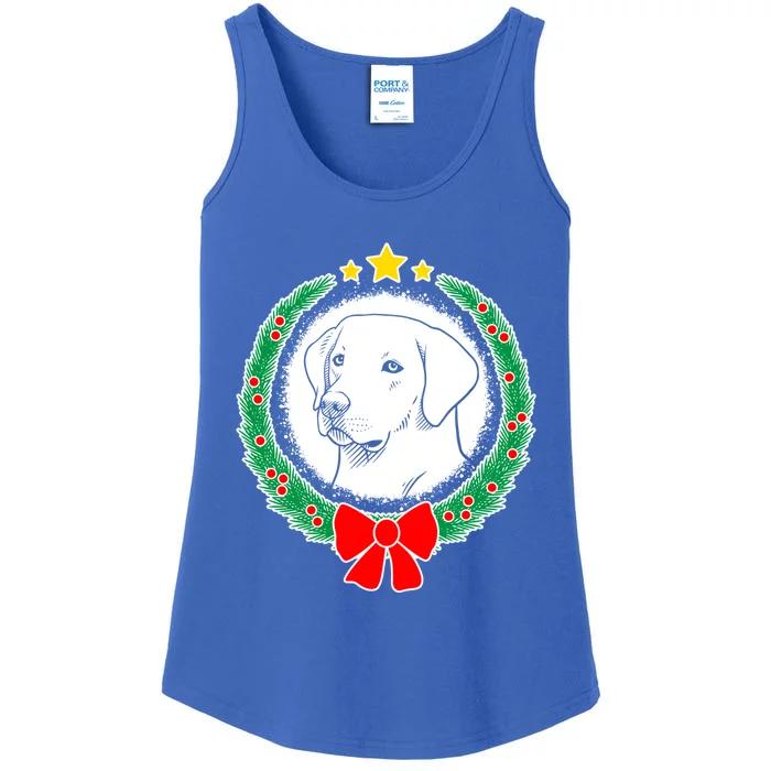 Labrador Retriever Christmas Xmas Dog Great Gift Ladies Essential Tank