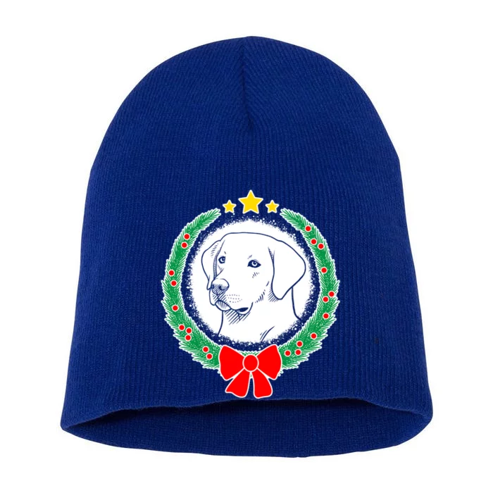 Labrador Retriever Christmas Xmas Dog Great Gift Short Acrylic Beanie