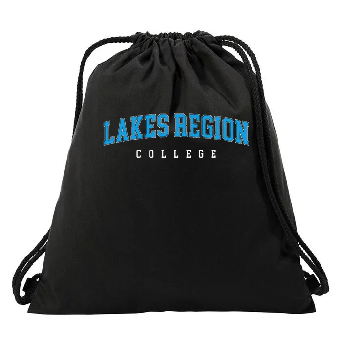 Lakes Region Community College Arch Vintage Drawstring Bag