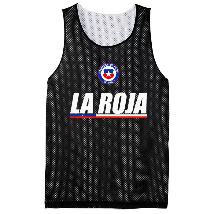 La Roja Chilean Futbol Camiseta Republic Of Chile Soccer Fan Mesh Reversible Basketball Jersey Tank