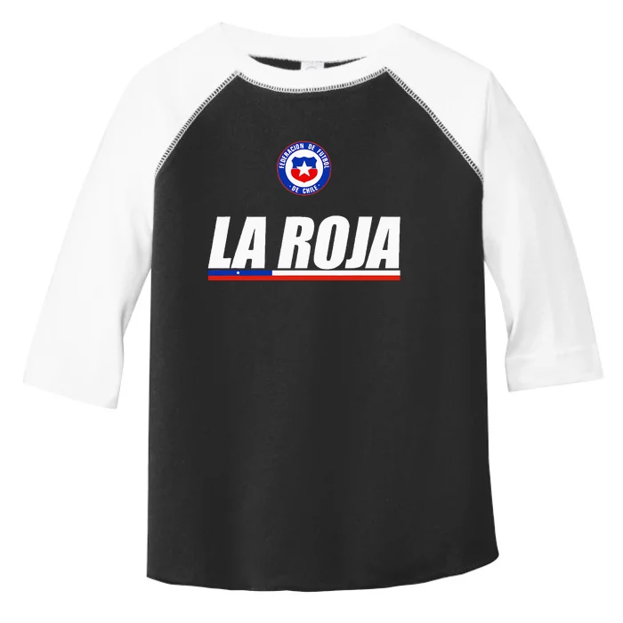 La Roja Chilean Futbol Camiseta Republic Of Chile Soccer Fan Toddler Fine Jersey T-Shirt