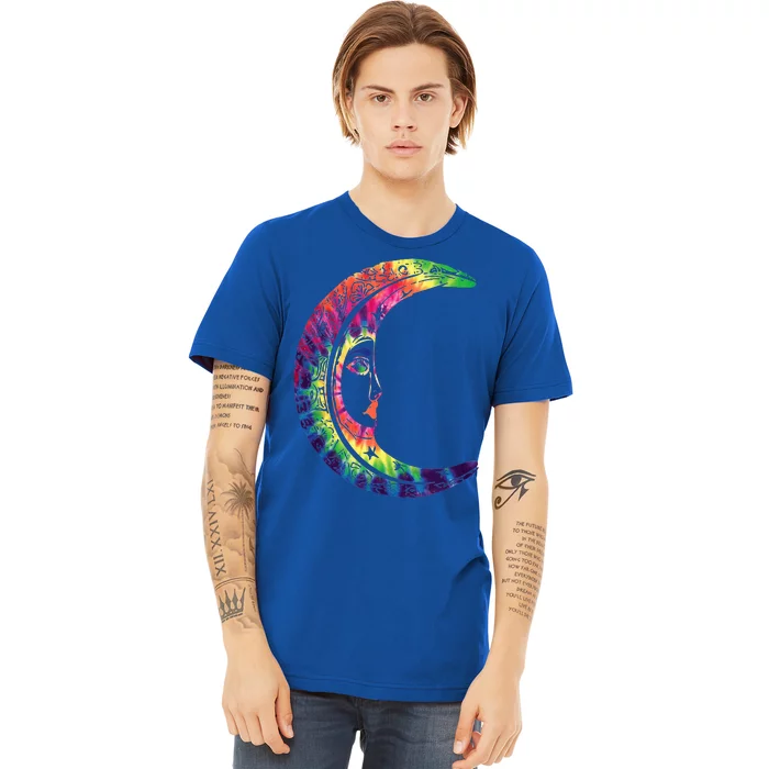 Lgbtq Rainbow Crescent Moon Pride Month Premium T-Shirt