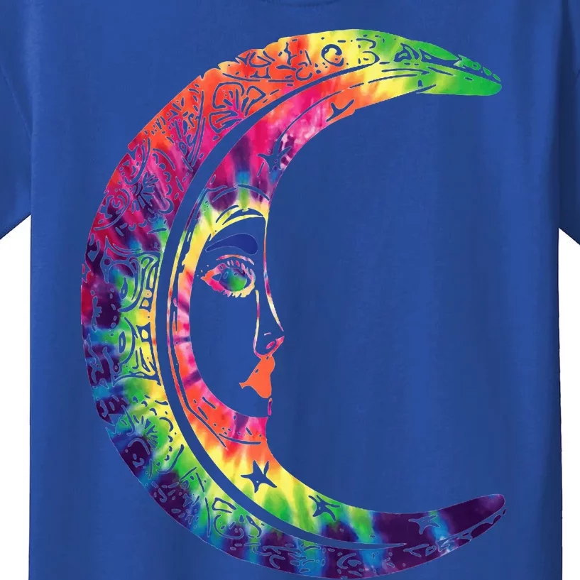 Lgbtq Rainbow Crescent Moon Pride Month Kids T-Shirt