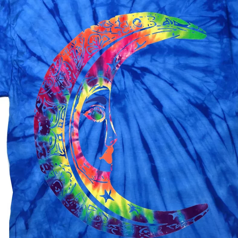 Lgbtq Rainbow Crescent Moon Pride Month Tie-Dye T-Shirt