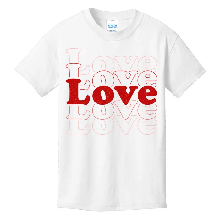 Love Retro Cute Gift Kids T-Shirt