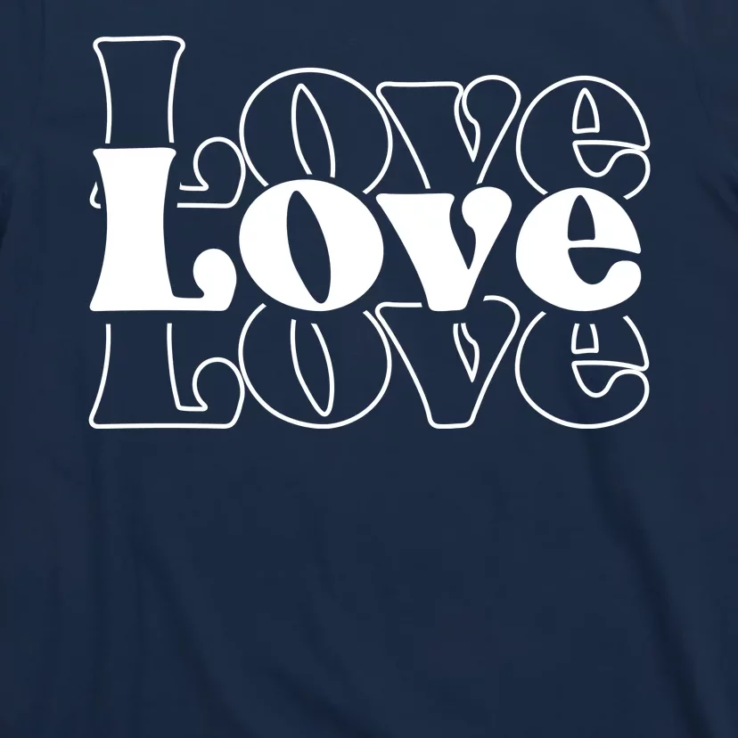 Love Retro Cute Gift T-Shirt