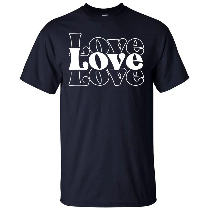 Love Retro Cute Gift Tall T-Shirt