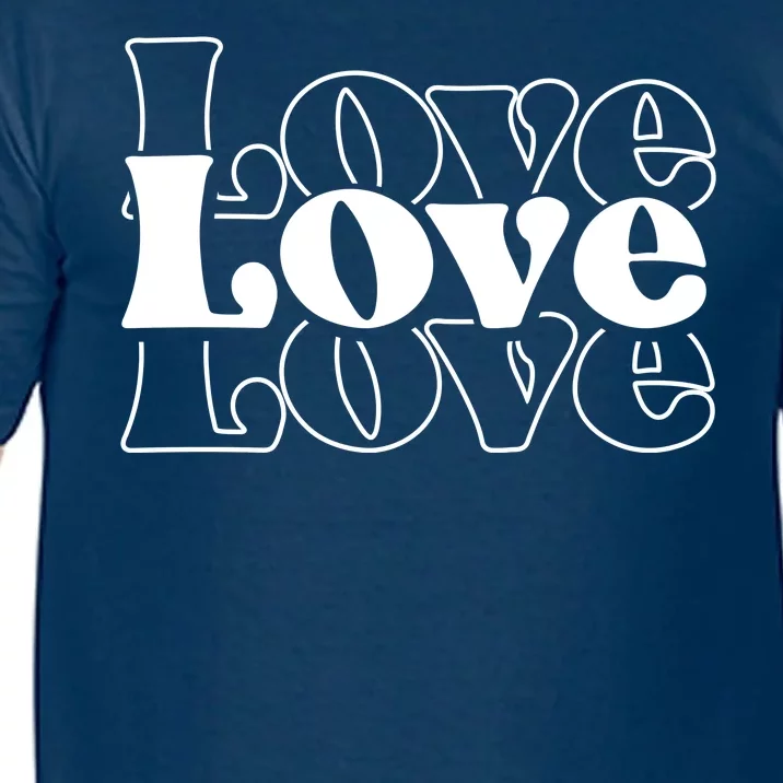 Love Retro Cute Gift Comfort Colors T-Shirt