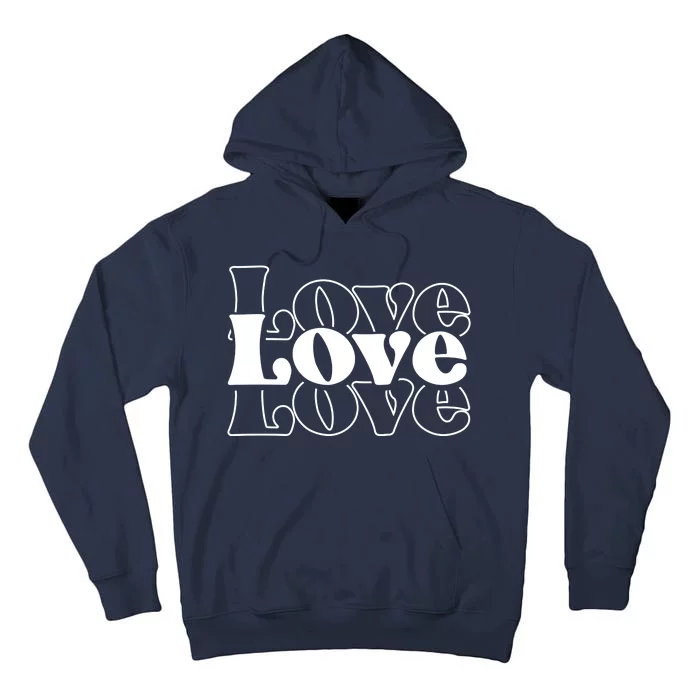 Love Retro Cute Gift Tall Hoodie