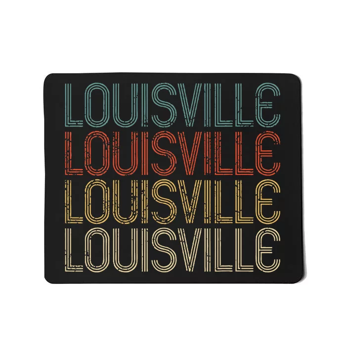 Louisville  Retro City Gift Mousepad