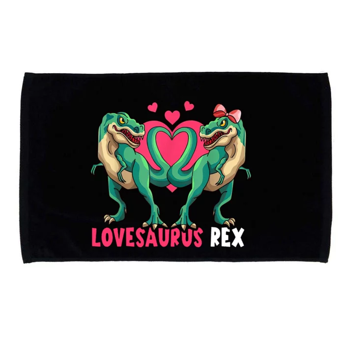 Lovesaurus Rex Cute Gift Microfiber Hand Towel