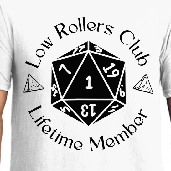 Low Rollers Club Design Pajama Set