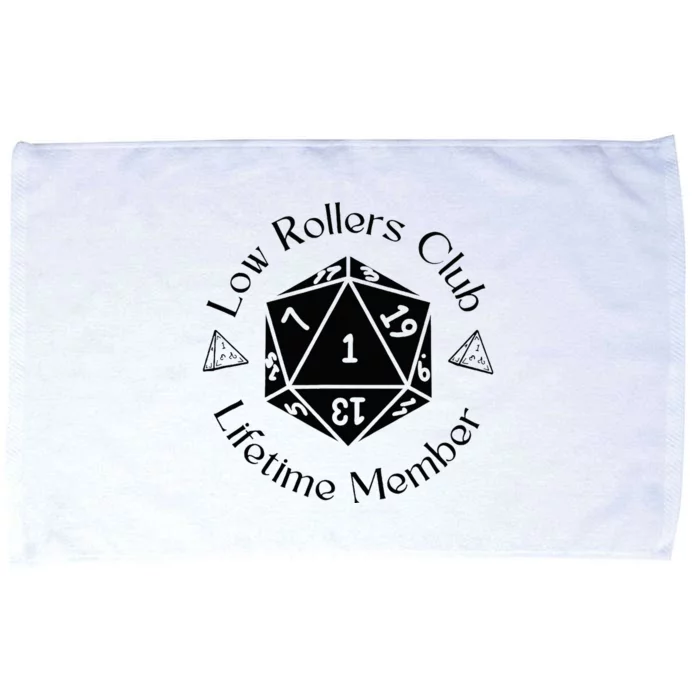 Low Rollers Club Design Microfiber Hand Towel