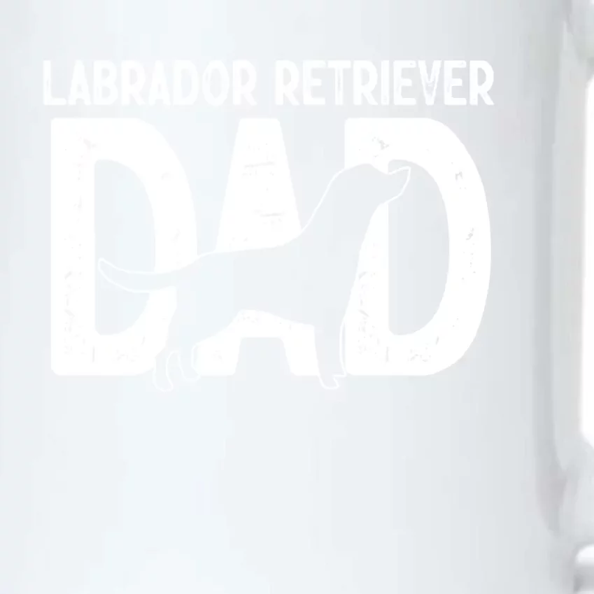 Labrador Retriever Dog Lab Dad Puppy Lover Father Cool Gift Black Color Changing Mug