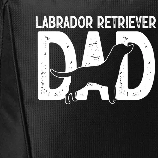 Labrador Retriever Dog Lab Dad Puppy Lover Father Cool Gift City Backpack