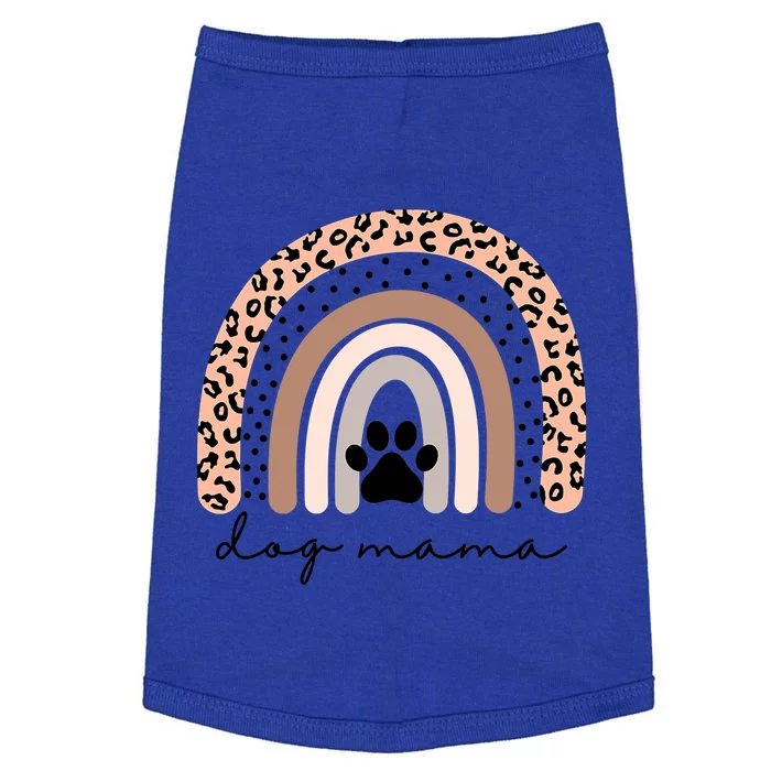 Leopard Rainbow Dog Mama Dog Mom Dog Lovers Gift Doggie Tank