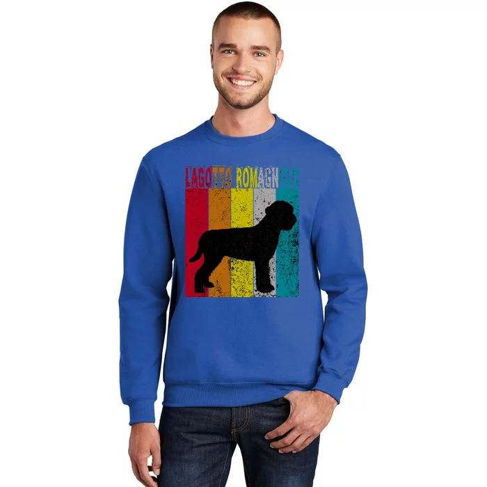 Lagotto Romagnolo Dog Vintage Retro Style Gif Cool Gift Tall Sweatshirt