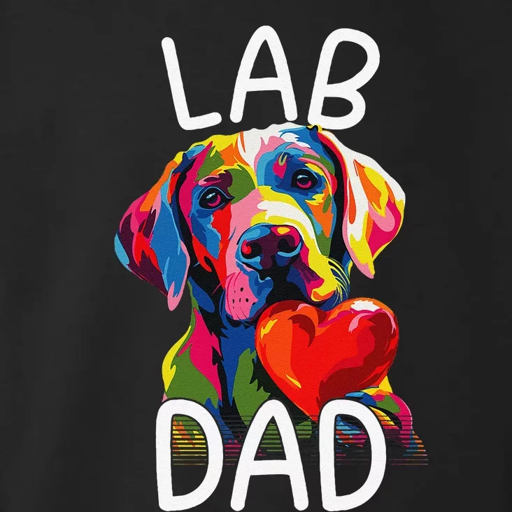 Labrador Retriever Dad Design Pop Art Lab Retriever Toddler Hoodie