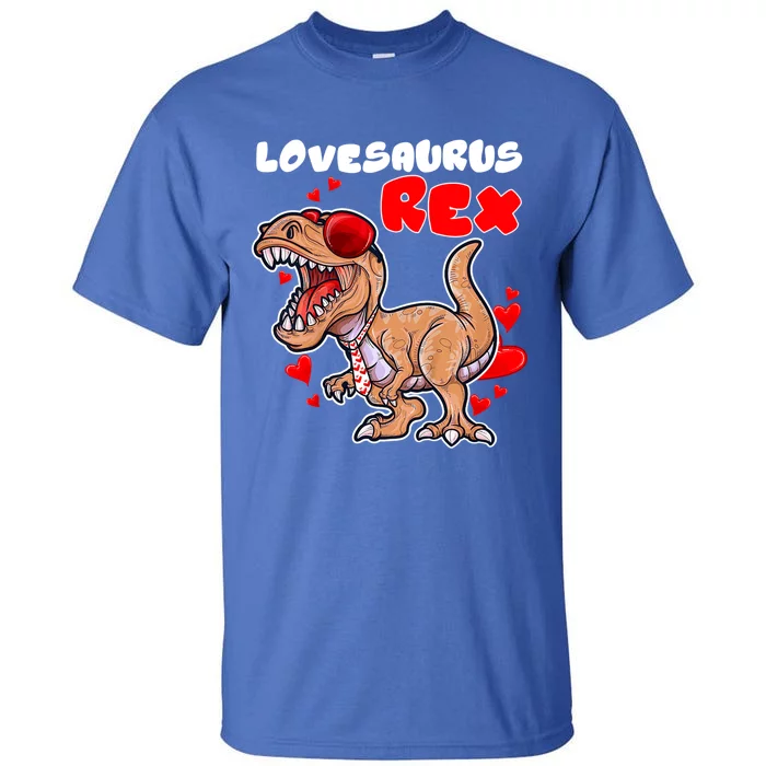 Lovesaurus Rex Dab Heart Dino Valentines Day Gift Tall T-Shirt