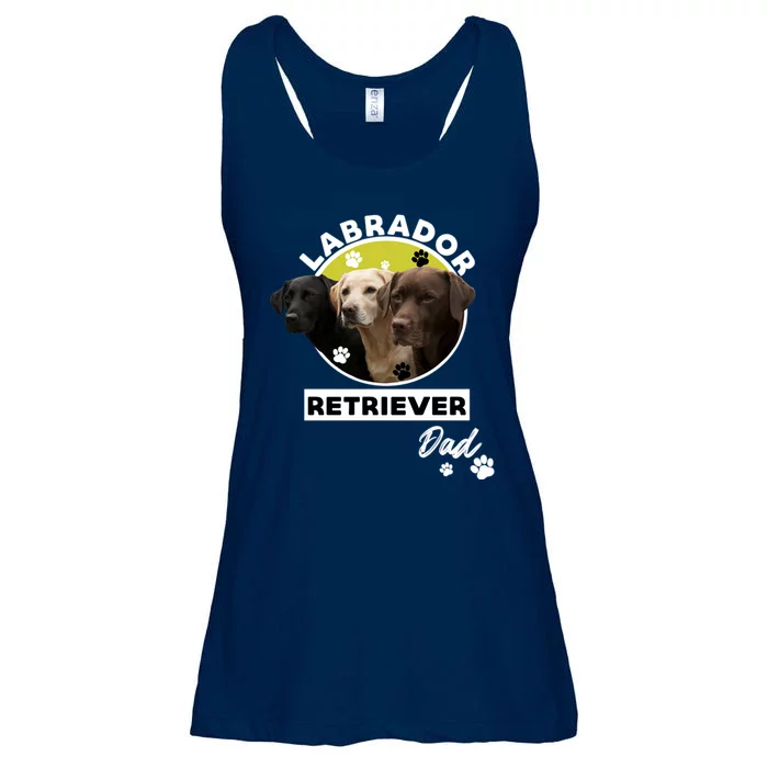 Labrador Retriever Dog Dad Ladies Essential Flowy Tank