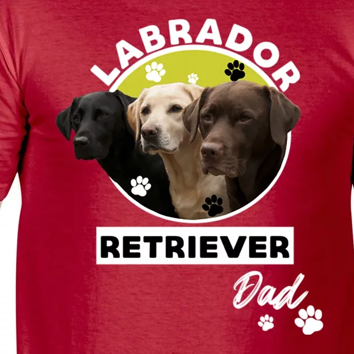 Labrador Retriever Dog Dad Comfort Colors T-Shirt