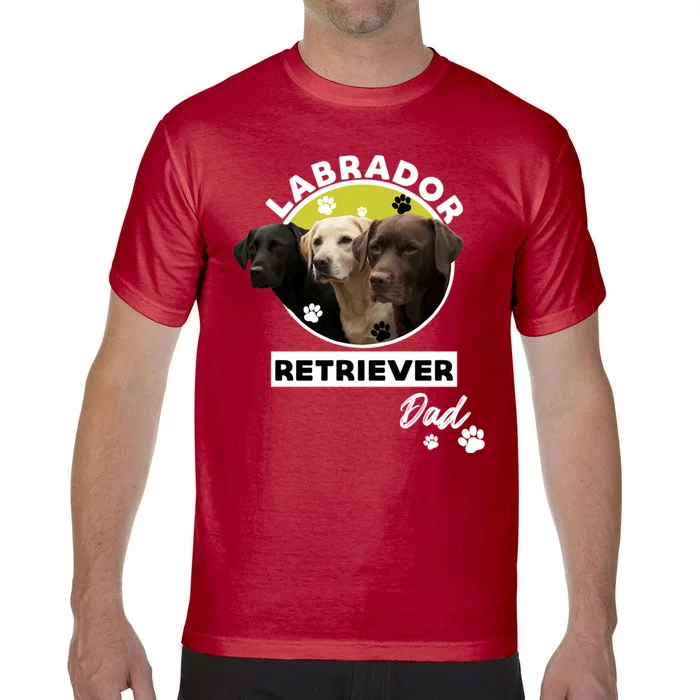 Labrador Retriever Dog Dad Comfort Colors T-Shirt