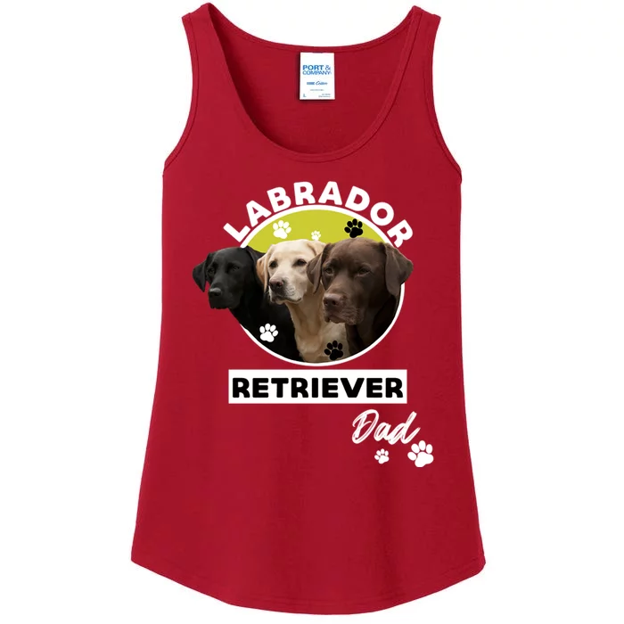 Labrador Retriever Dog Dad Ladies Essential Tank