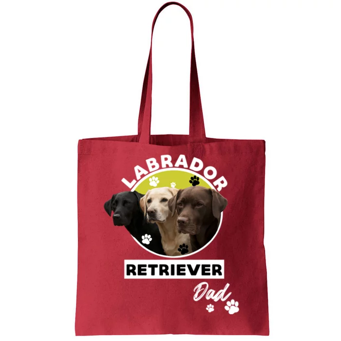 Labrador Retriever Dog Dad Tote Bag