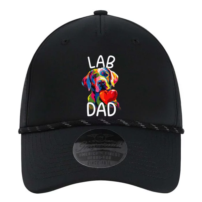 Labrador Retriever Dad Design Pop Art Lab Retriever Performance The Dyno Cap