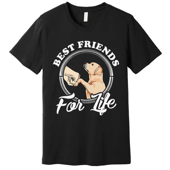 Labrador Retriever Design Funny Labrador Lovers Premium T-Shirt