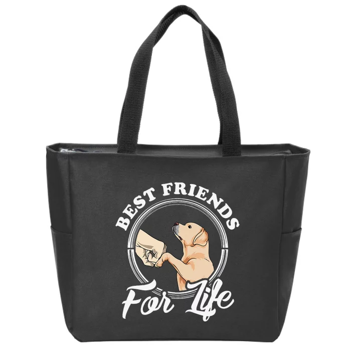 Labrador Retriever Design Funny Labrador Lovers Zip Tote Bag