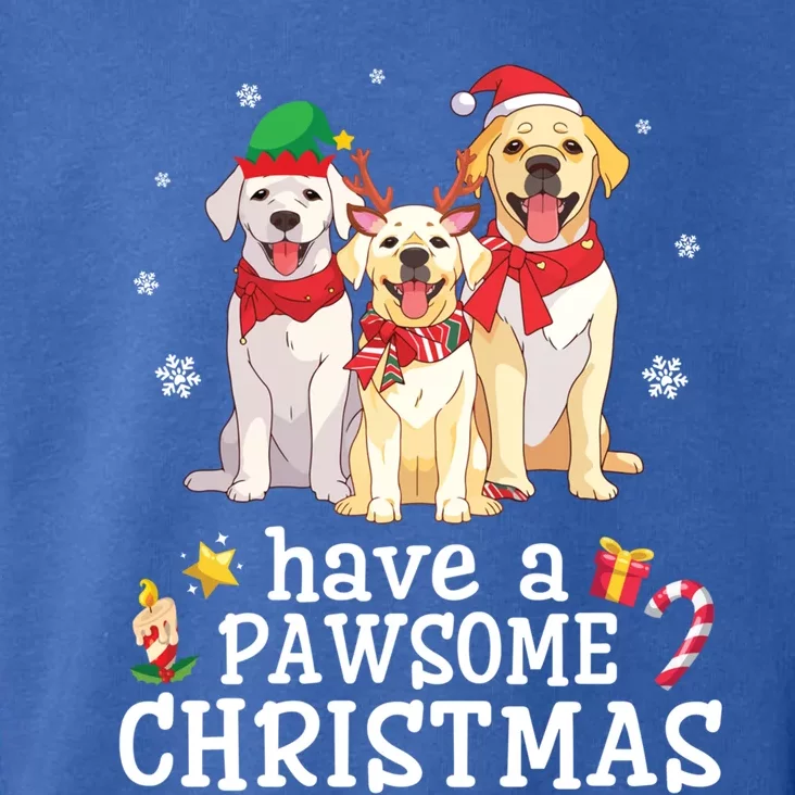 Labrador Retriever Dogs Merry Day Have A Pawsome Christmas Gift Toddler Hoodie