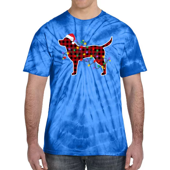 Labrador Retriever Dog Christmas Pajamas Xmas Gift Tie-Dye T-Shirt