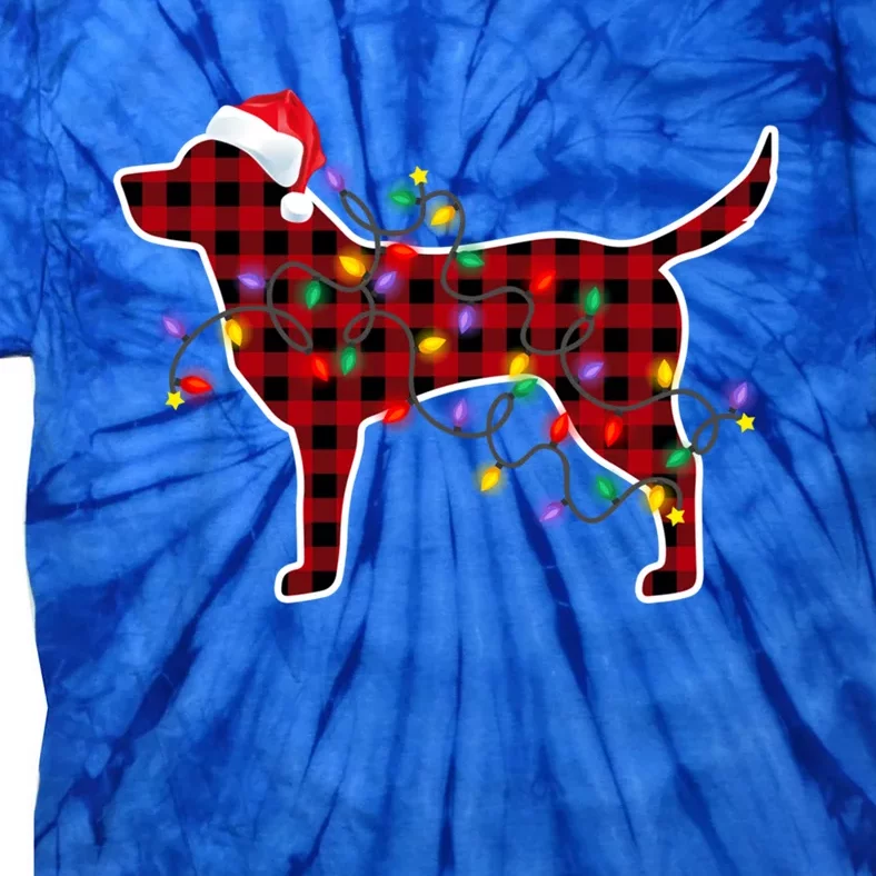 Labrador Retriever Dog Christmas Pajamas Xmas Gift Tie-Dye T-Shirt