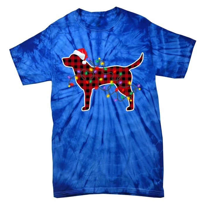 Labrador Retriever Dog Christmas Pajamas Xmas Gift Tie-Dye T-Shirt