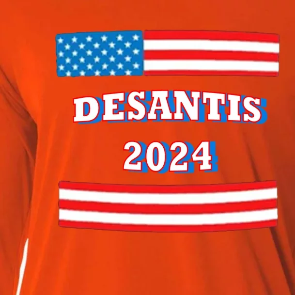 LCEMCOLDAE Ron Desantis For President 2024 Cooling Performance Long Sleeve Crew