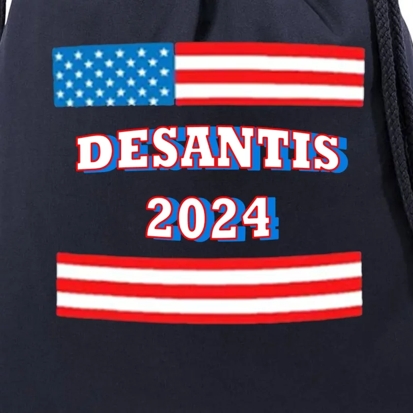 LCEMCOLDAE Ron Desantis For President 2024 Drawstring Bag