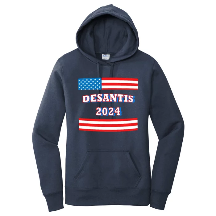 LCEMCOLDAE Ron Desantis For President 2024 Women's Pullover Hoodie