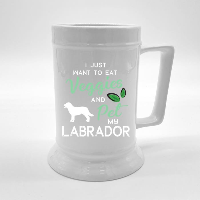 Labrador Retriever Dog Cigar Lover Owner Xmas Birthday Gift Front & Back Beer Stein