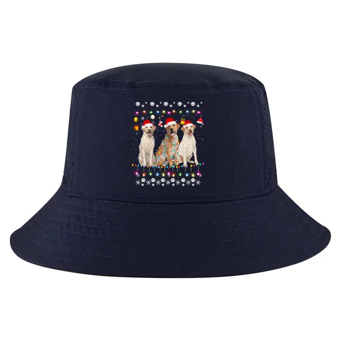 Labrador Retriever Dog Santa Tree Christmas Sweater Xmas Dog Gift Cool Comfort Performance Bucket Hat