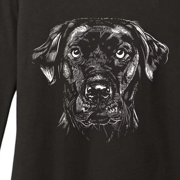 Labrador Retriever Dog Womens CVC Long Sleeve Shirt