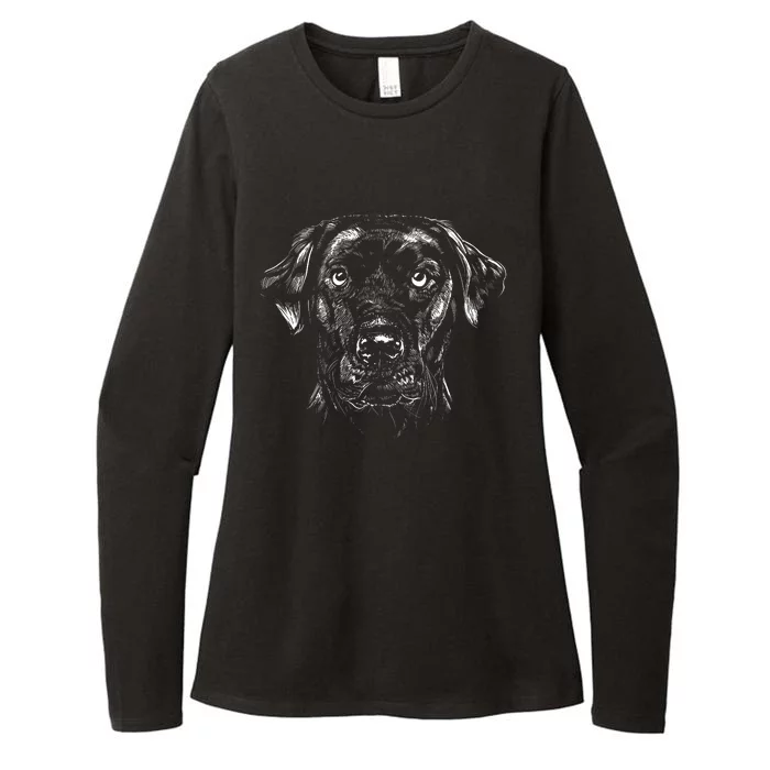 Labrador Retriever Dog Womens CVC Long Sleeve Shirt