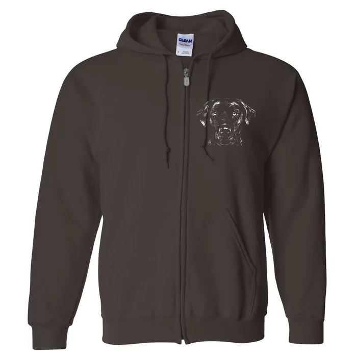 Labrador Retriever Dog Full Zip Hoodie