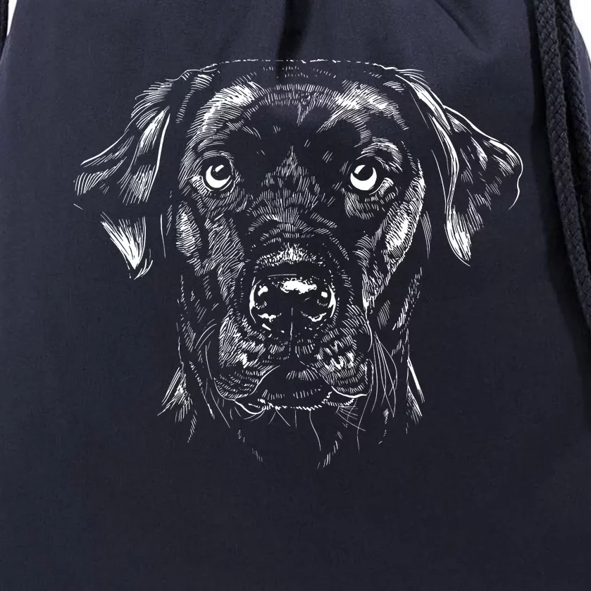 Labrador Retriever Dog Drawstring Bag