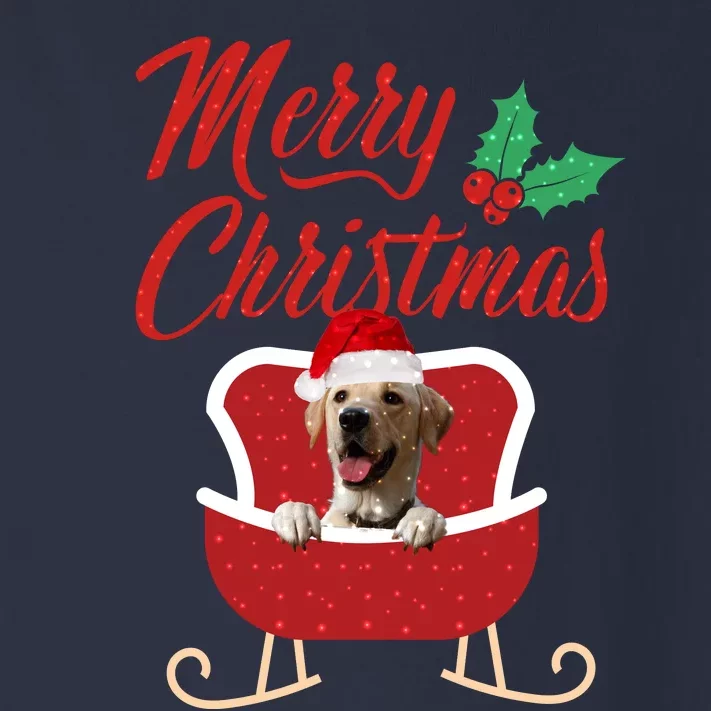 Labrador Retriever Dog Merry Christmas Design For The Holiday Season! Toddler Long Sleeve Shirt