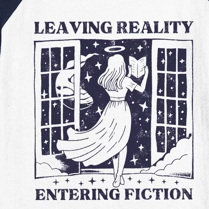 Leaving Reality Entering Fiction Baseball Sleeve Shirt