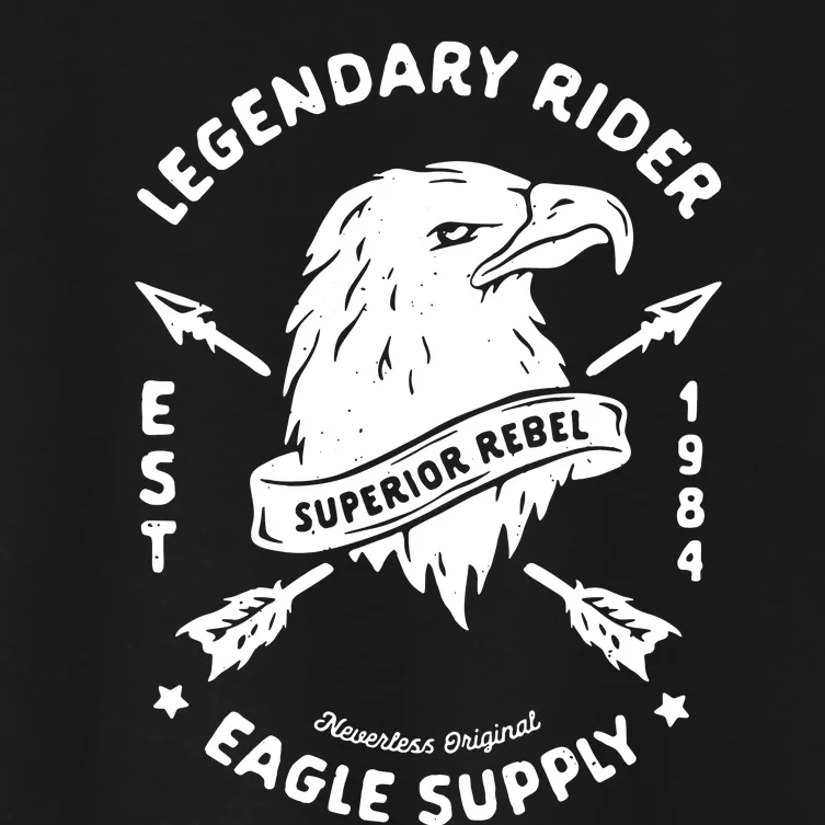 Legendary Rider Eagle Supply Women's Crop Top Tee