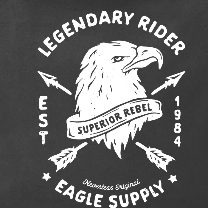 Legendary Rider Eagle Supply Zip Tote Bag