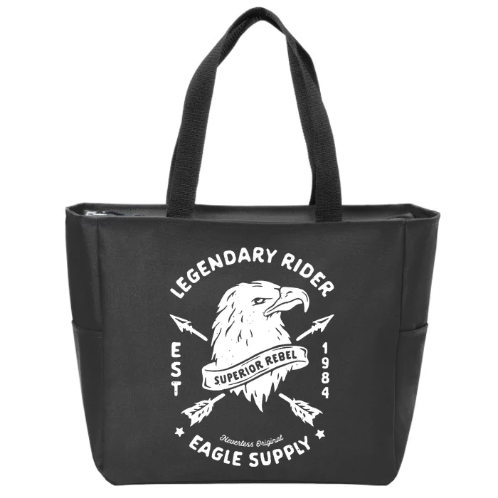 Legendary Rider Eagle Supply Zip Tote Bag