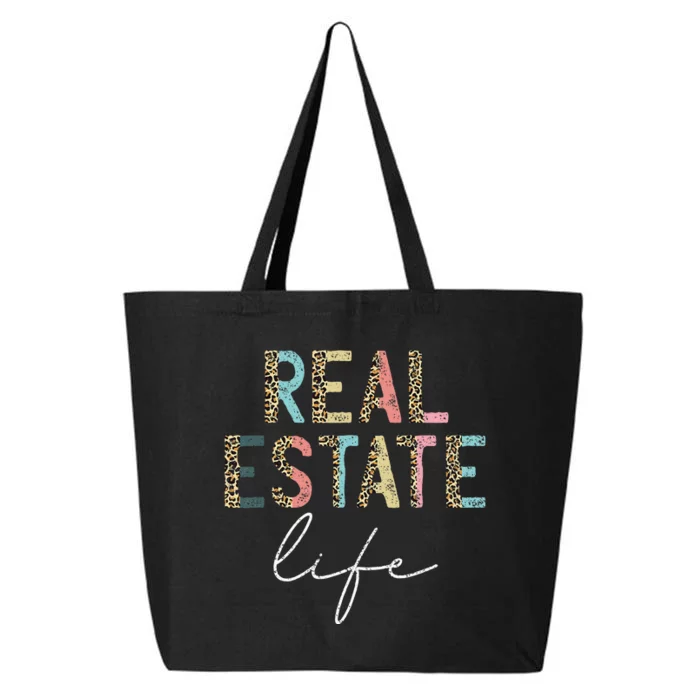 Leopard Real Estate Life Agent Realtor Investor Home Broker 25L Jumbo Tote